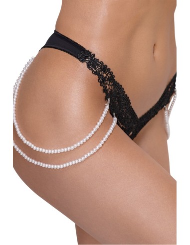 String Rio avec chaines de perles - Cottelli LINGERIE 
